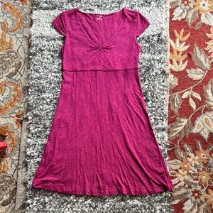 Horny toad Rosemarie dress cap sleeve princess top magenta rose pink women’s S